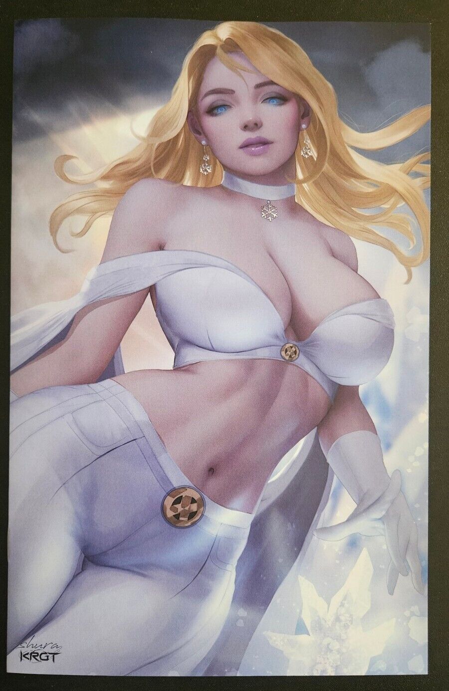 Waifu Chronicles #1 Logan Cure X-Men Emma Frost White Queen Cosplay Cover A NM