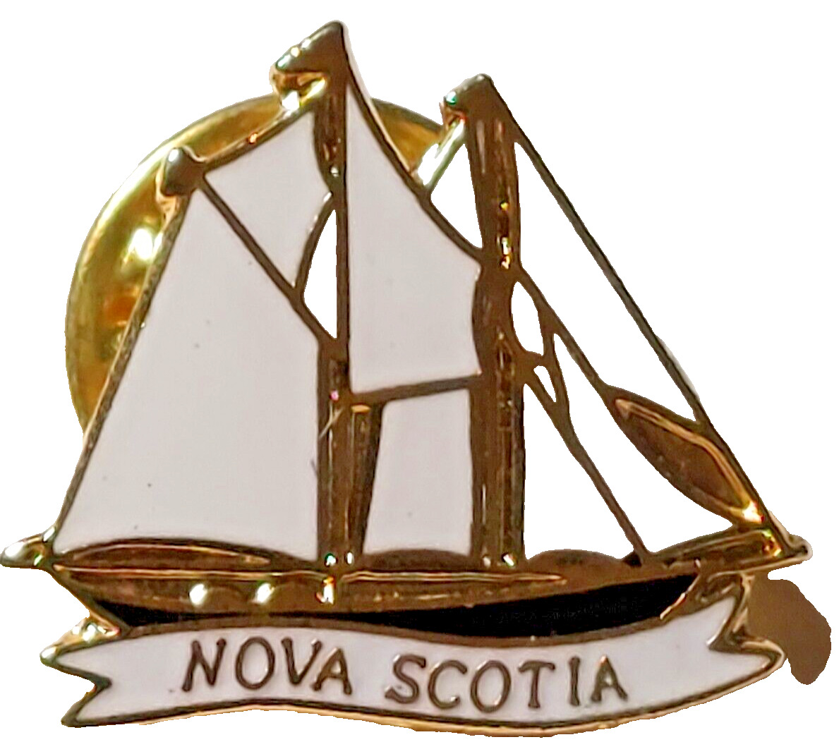 Nova Scotia Canada Ship Lapel Pin