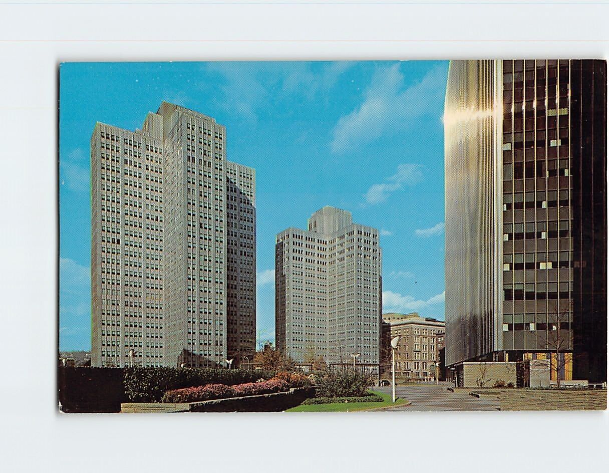 Postcard Gateway Buildings Pittsburgh Pennsylvania USA