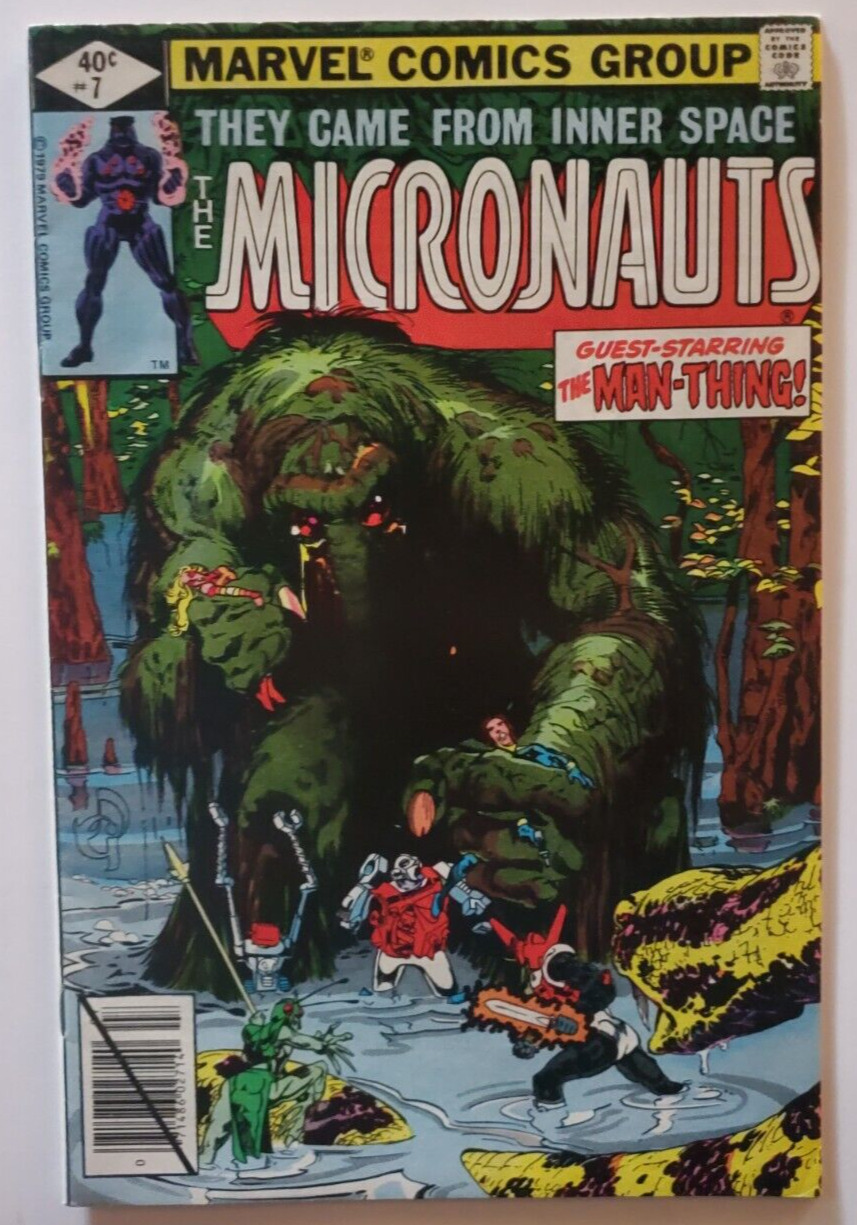 Marvel Comics The MICRONAUTS #7 (1979) ~ Man-Thing ~ Golden art