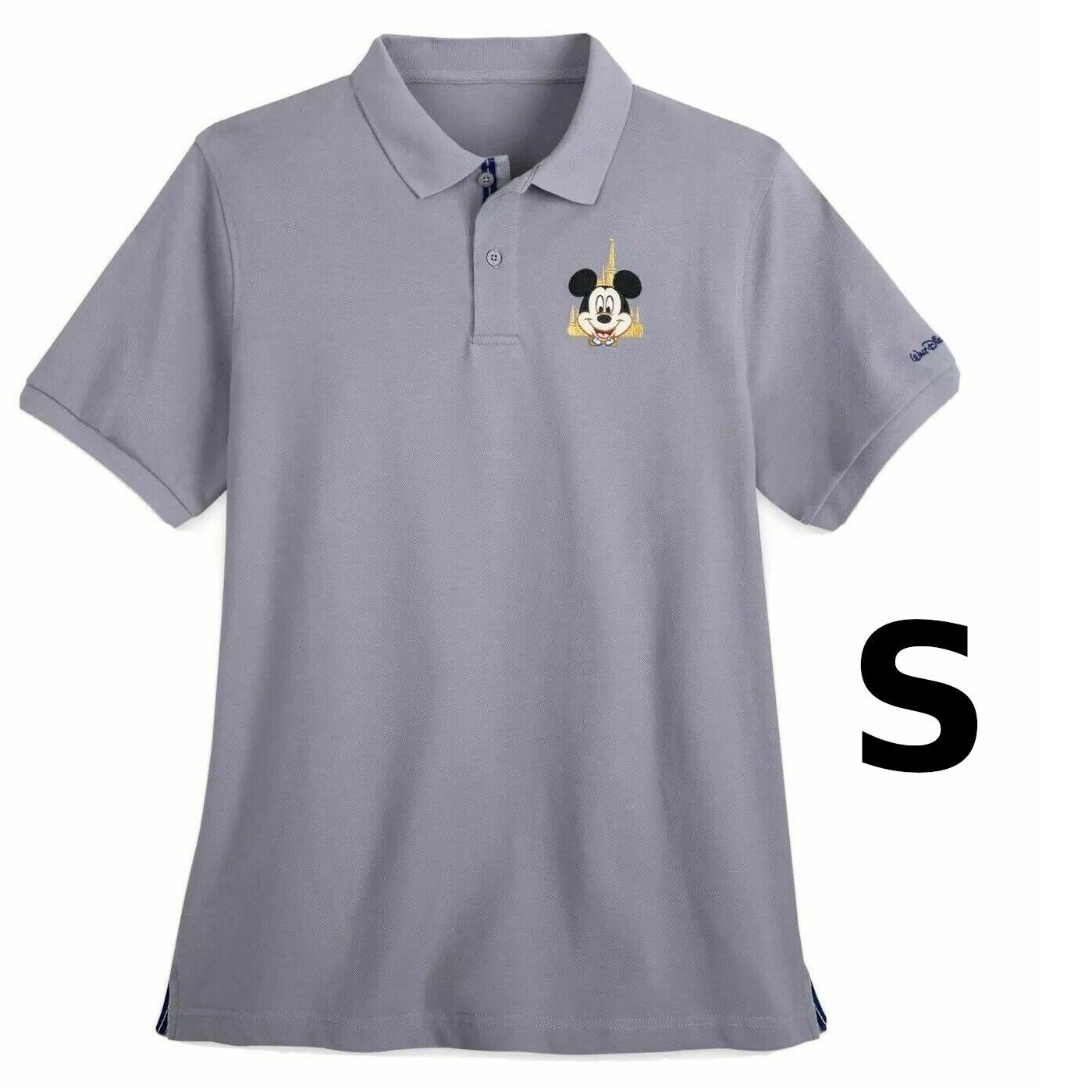 Disney World Mickey Mouse Polo Golf Shirt Men\'s Small 50th Anniversary