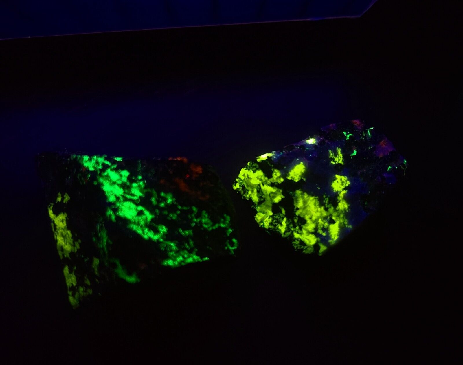 OH MY LUCKY Charms  NJ Fluorescent Minerals LOT Super DOOPER RARE Esperite 