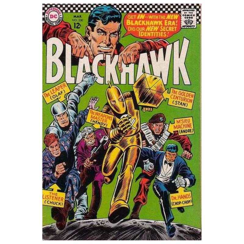 Blackhawk #230  - 1944 series DC comics Fine+ Full description below [s~