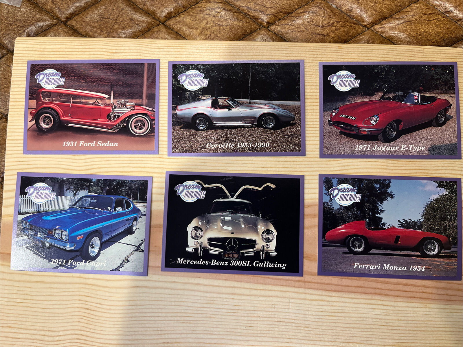 1991 Lime Rock DREAM MACHINES Promo Set of 6 cards