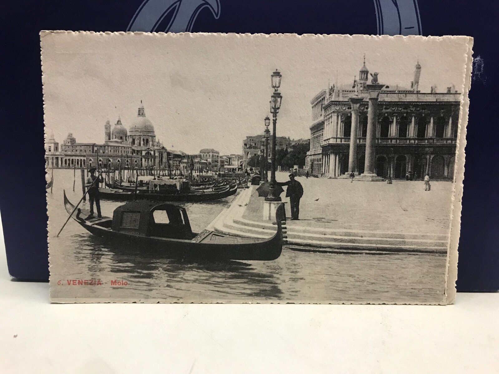 Venezia: Molo; Venice: Pier Italy Postcard UNP