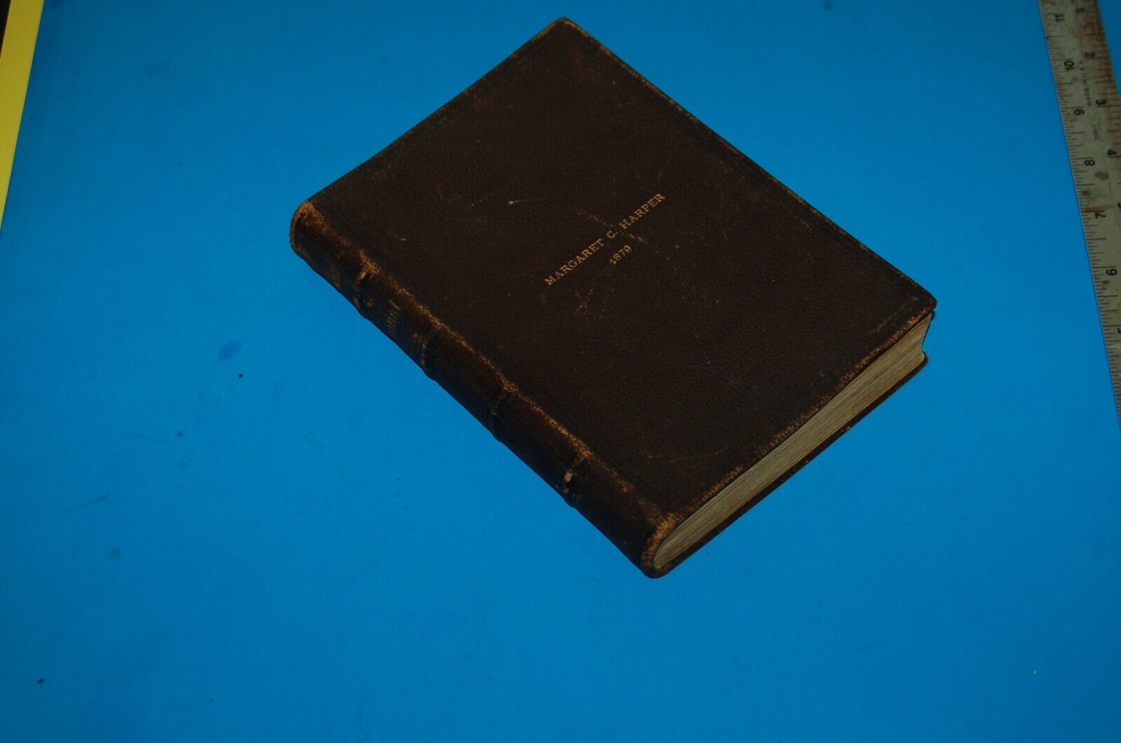 Antique 1879 Bible Hymnal of the Episcopal Church Revised Edition Nelson + Phelp