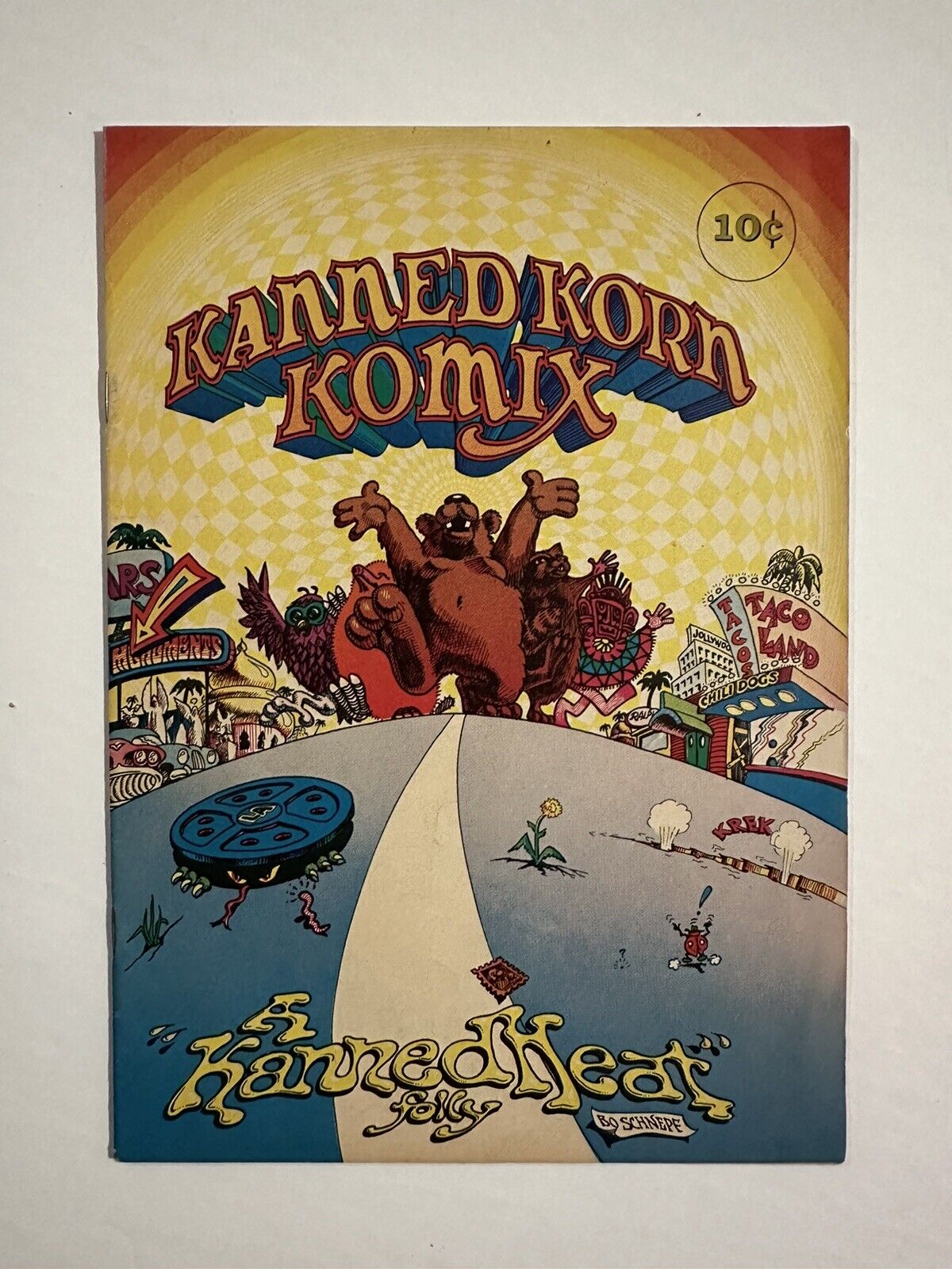 Kanned Korn Komix #0 (1969) Original Canned Heat Fan Club Bo Schnepf Comic