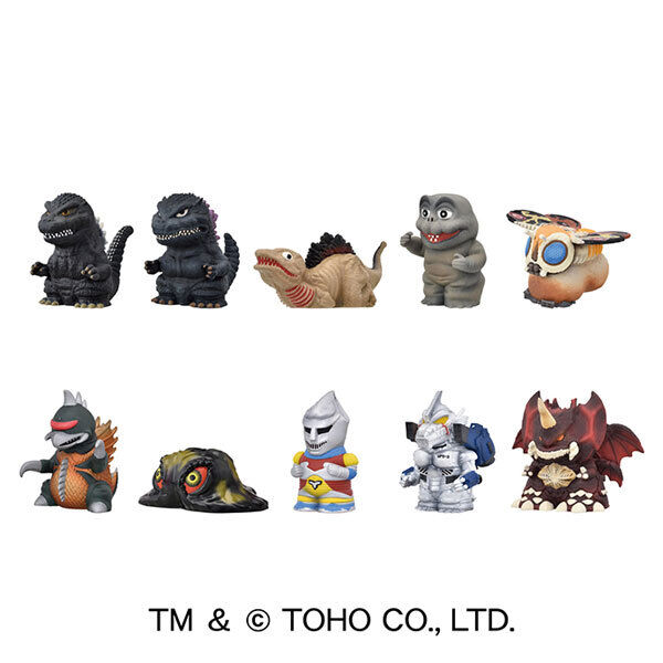 Ensky Godzilla Sofubi Puppet Mascot 2 10Pack BOX