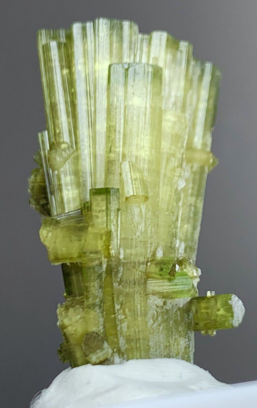 69 Carats Very Nice DT Green color tourmaline Crystals Bunch Specimen