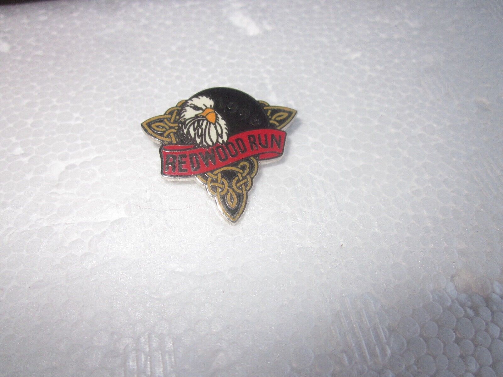 Vintage 1996 REDWOOD RUN Motorcycle PIN