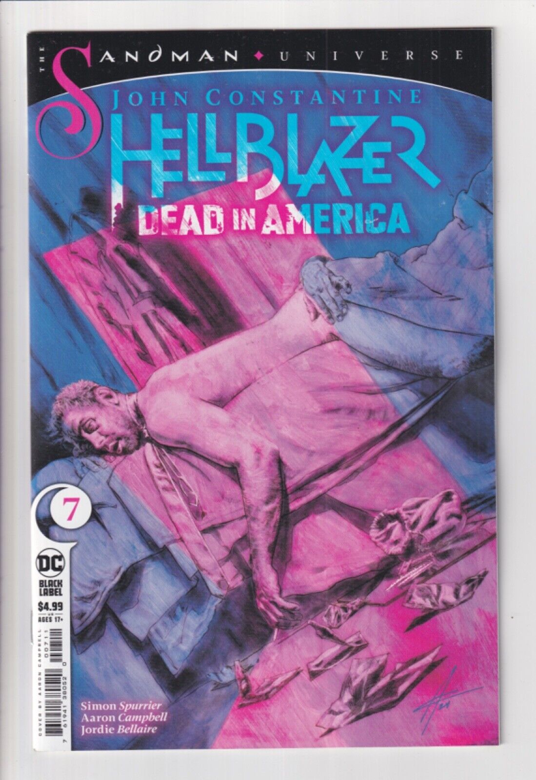 JOHN CONSTANTINE, HELLBLAZER: DEAD IN AMERICA #7 NM 2024 DC comics A-Z single
