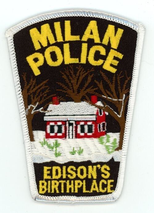 OHIO OH MILAN POLICE NICE SHOULDER PATCH SHERIFF