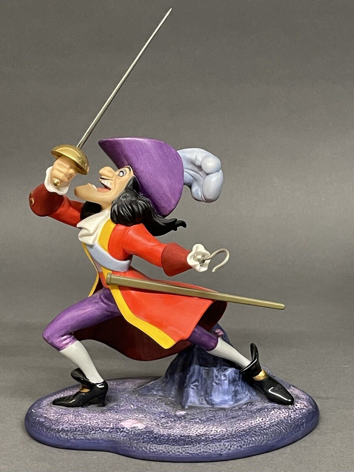 Disney Vintage WDCC Captain Hook “I've Got You This Time” Peter Pan Figurine