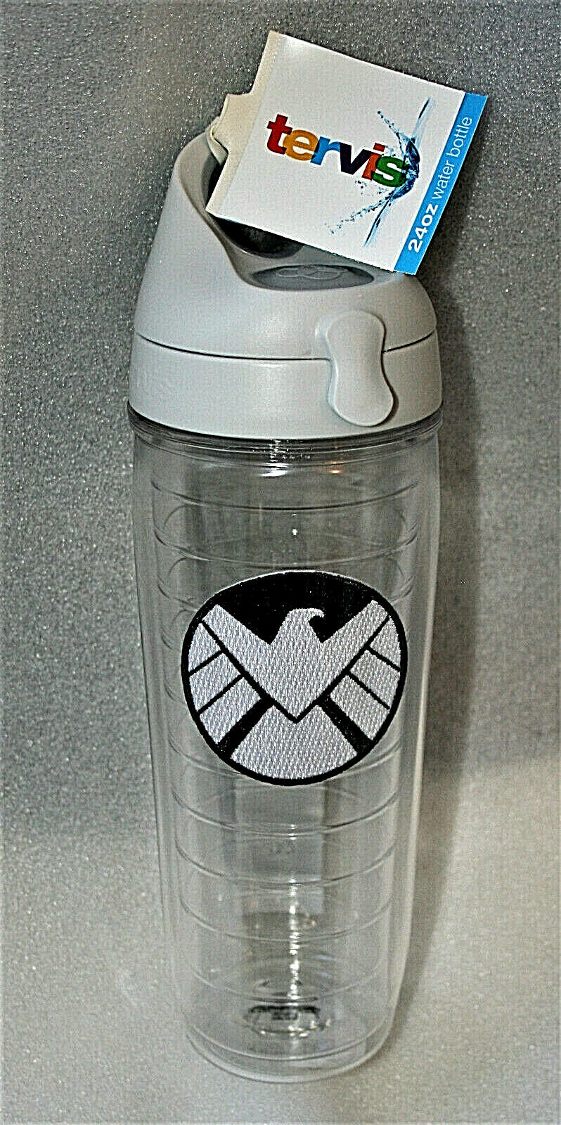 Marvel Agents of S.H.I.E.L.D. logo Tervis 24oz Water Bottle New NOS Tags