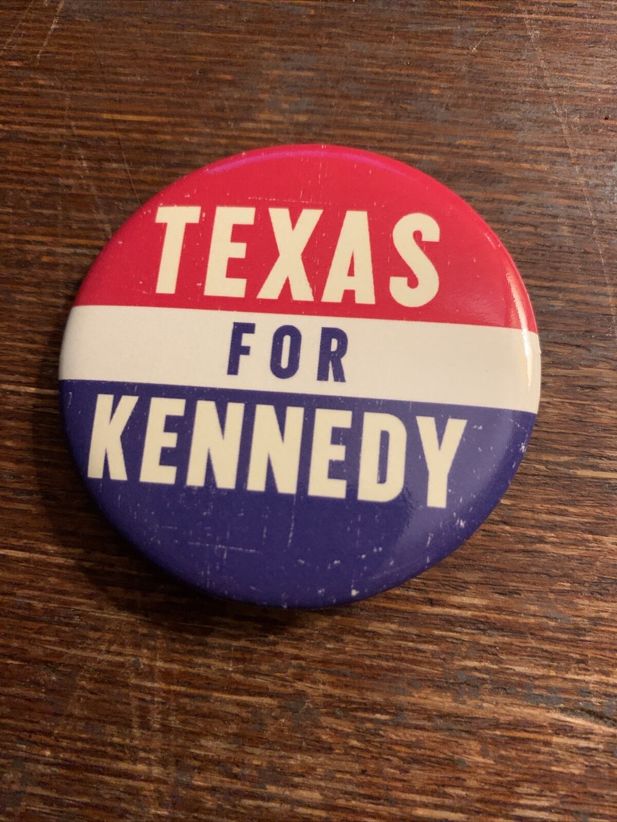 Official 2024 Texas For Kennedy Political Pinback Button