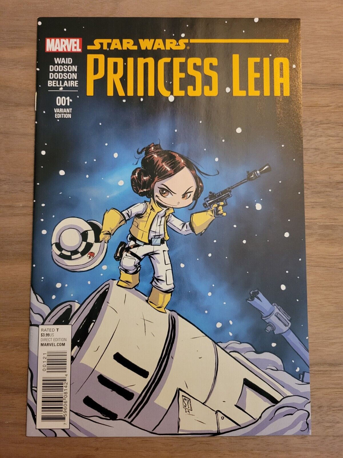 Star Wars Princess Leia 1 Skottie Young Variant 2015 Marvel Comics NM Unread