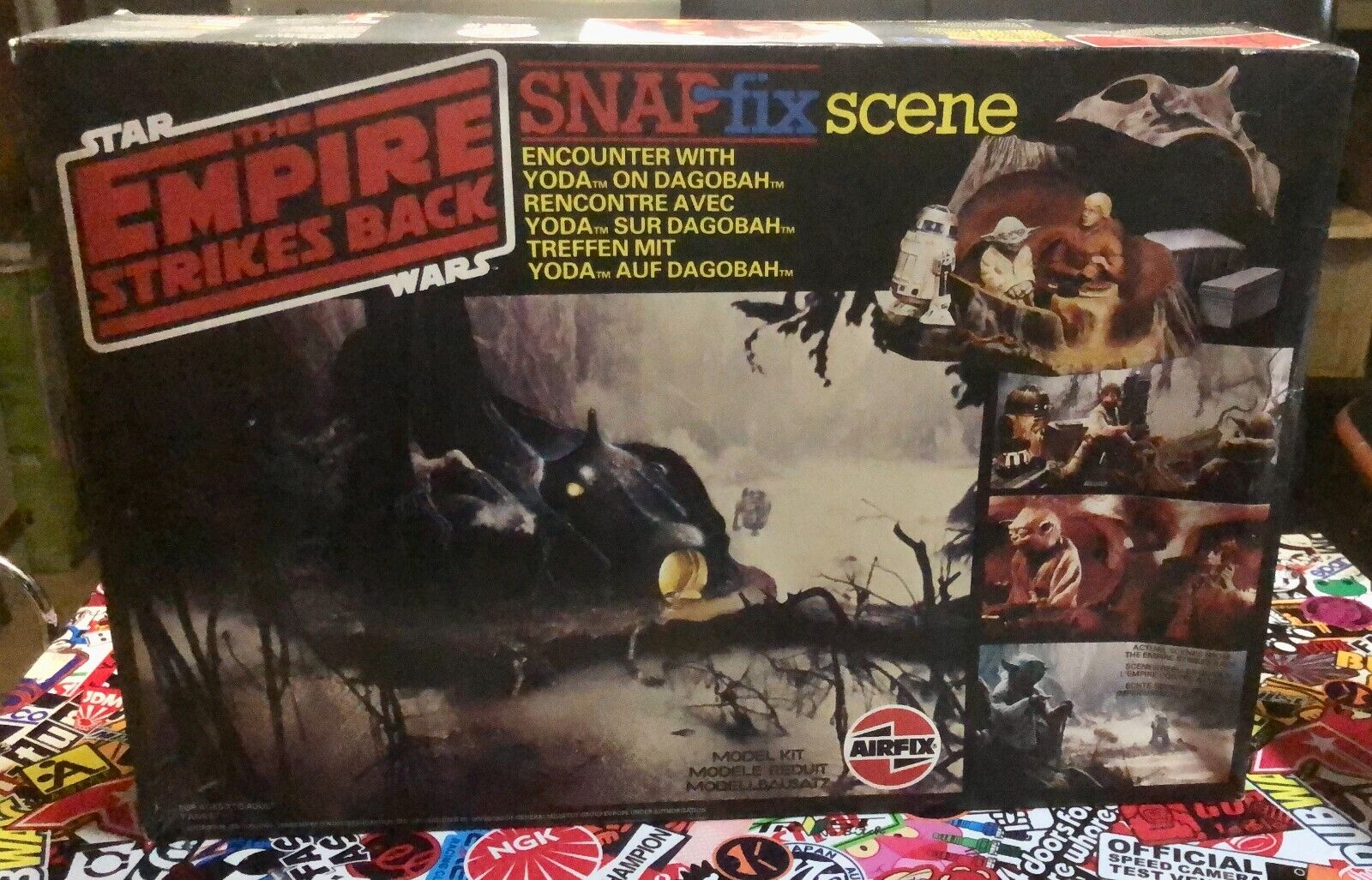 Star Wars Action Scene Encounter With Yoda On Dagobah Snap Fix Scene 1982 AIRFIX