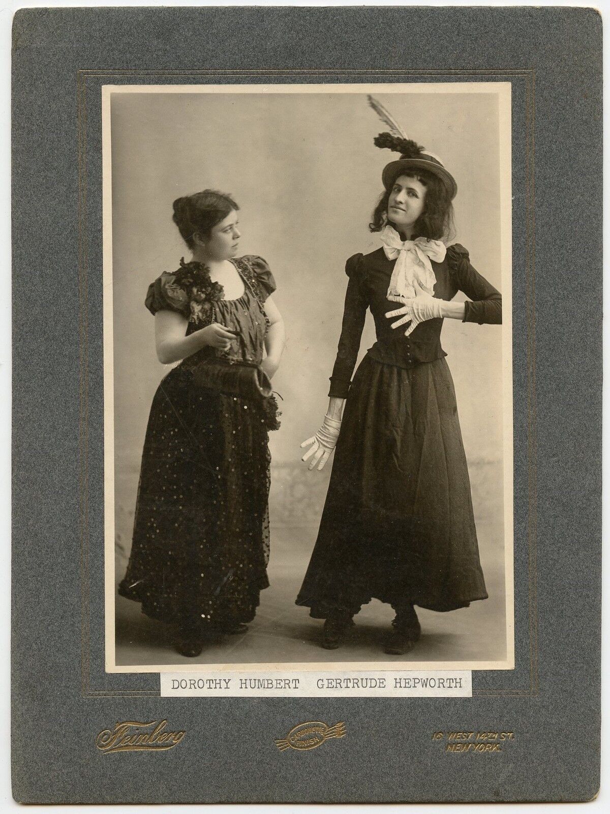 Stage Actress Gertrude Hepworth, Dorothy Humbert Vintage Photo Feinberg New York