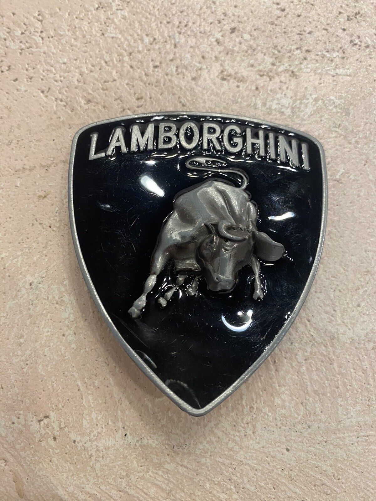 Lamborghini Crest Logo Belt Buckle