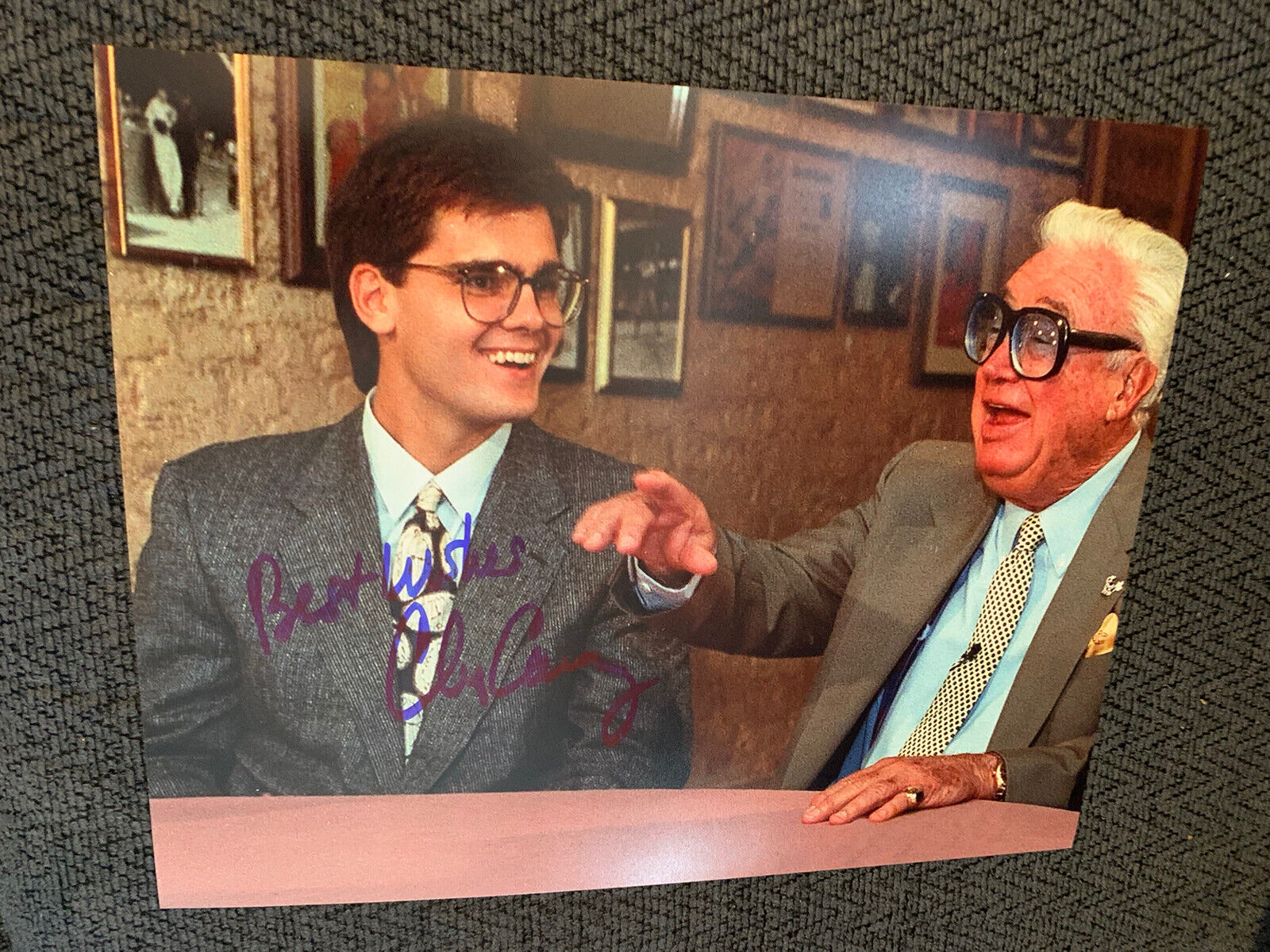 Chip Caray Announcer SIGNED 8 X 10 Photo Autographed Chicago Cubs Atlanta Braves