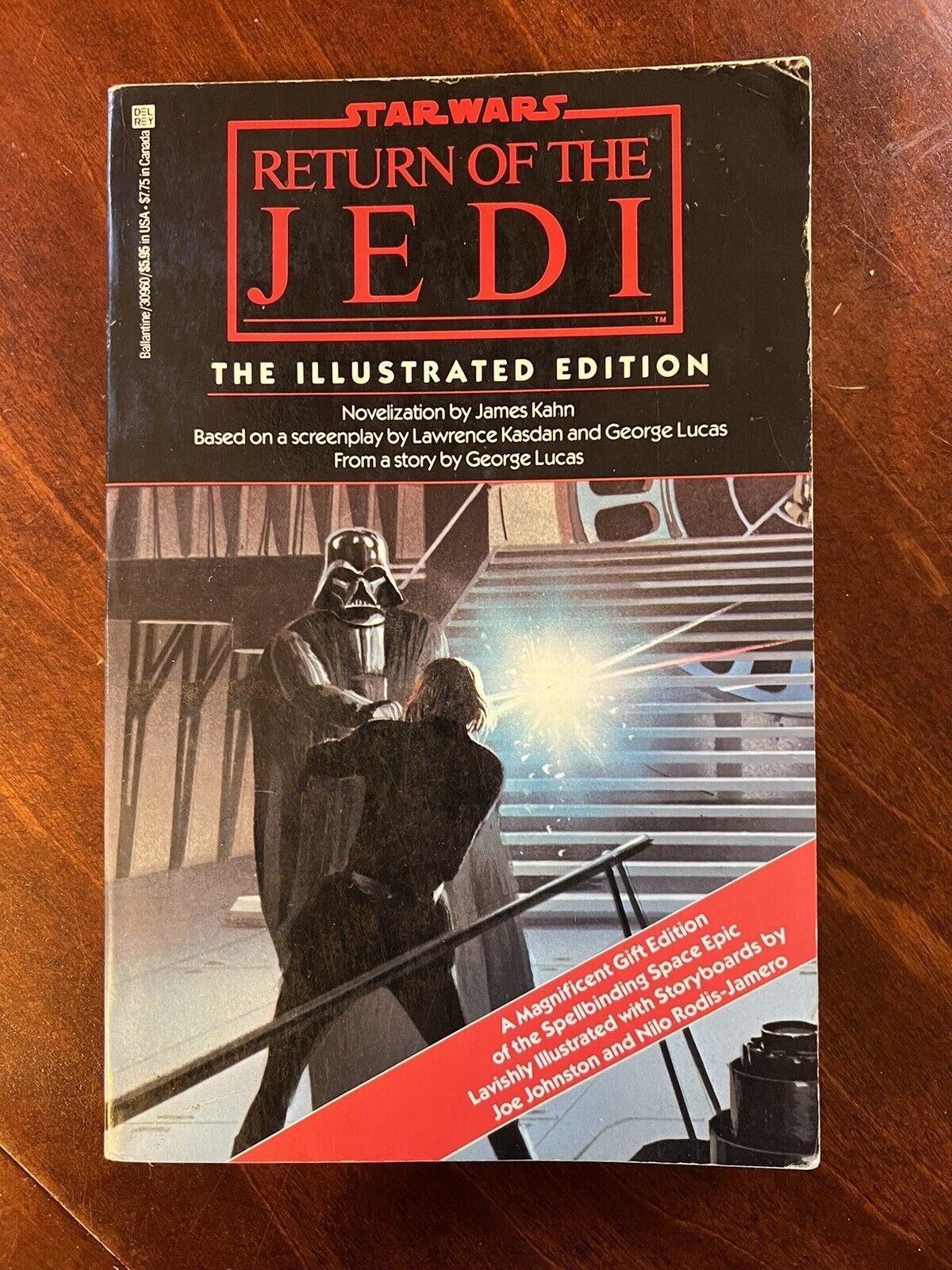 Vintage Star Wars Return of the Jedi The Illustrated 1st Edition 1983 James Kahn