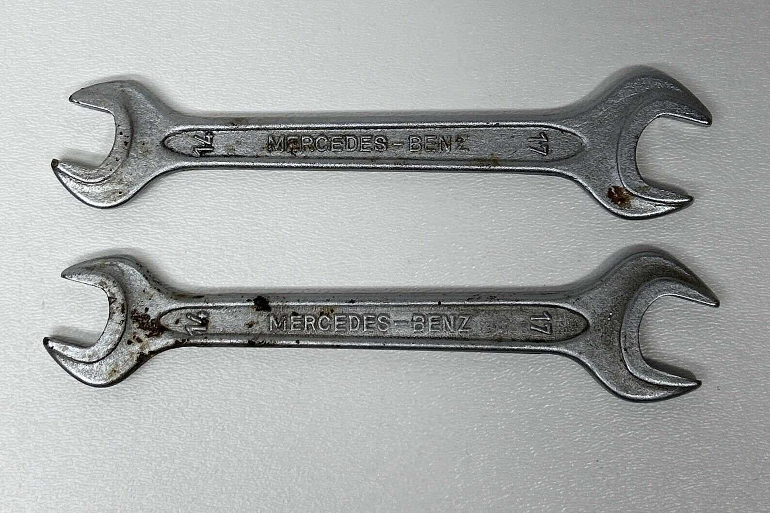 2 Vintage Mercedes-Benz Wrenches Dowidat 14 17 , DIN 895