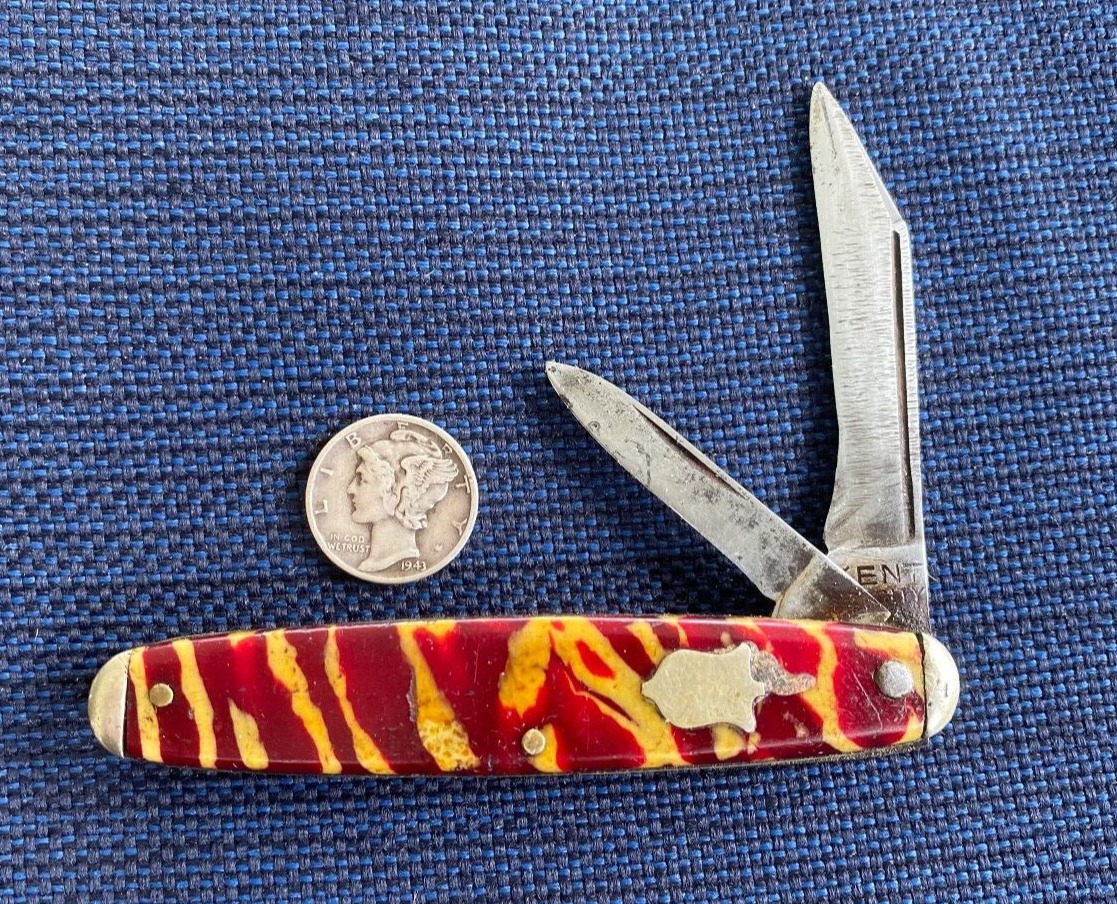 Vintage KENT NY CITY USA folding pocket knife