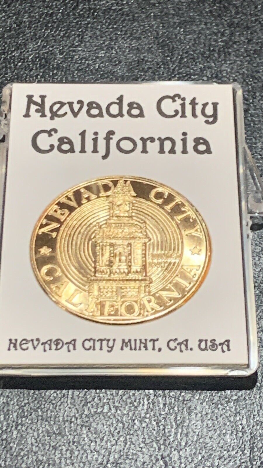 California Gold Mining Nevada City California, Nevada City Mint Coin Collection