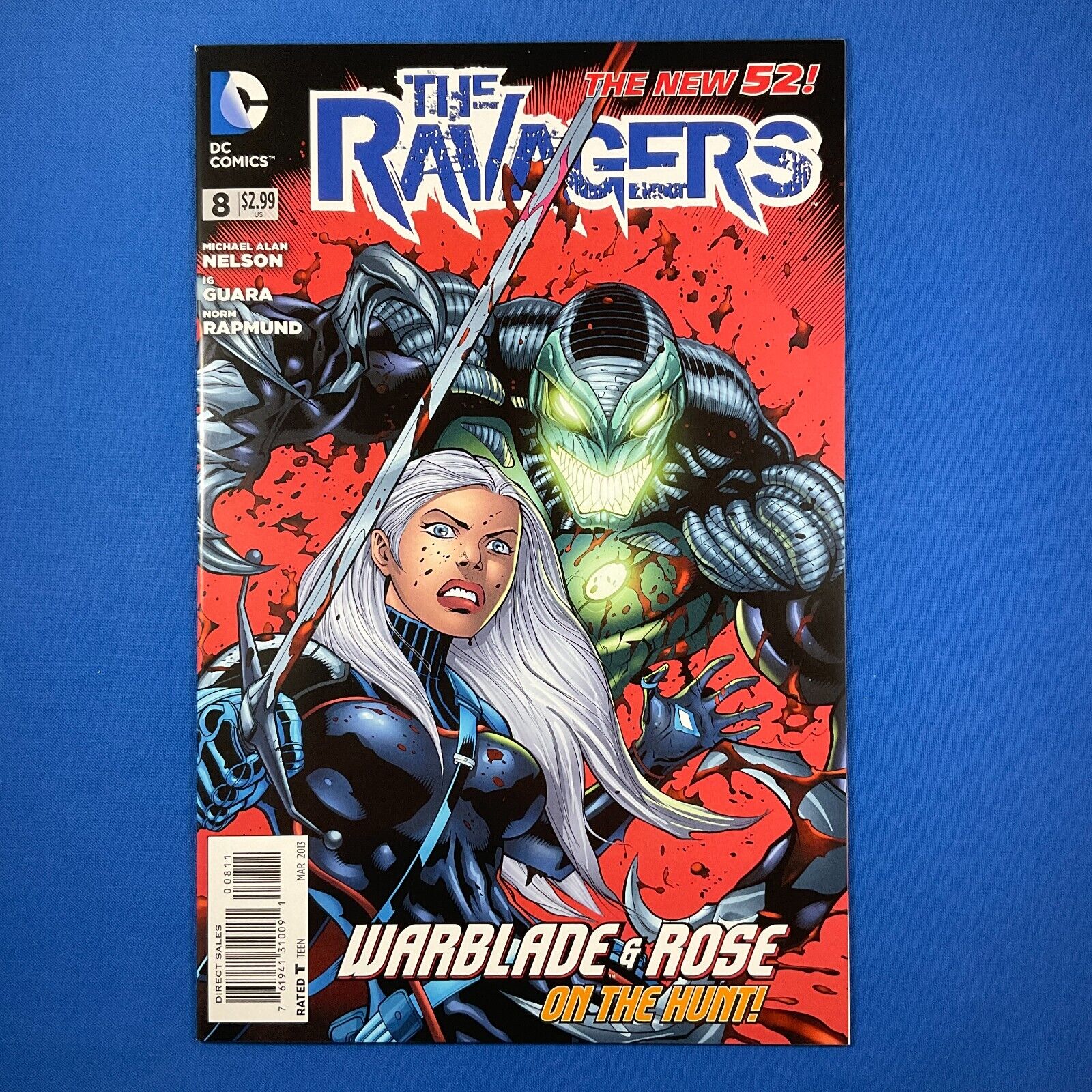 The Ravagers #8 Warblade & Rose on the Hunt DC Comics 2013 The New 52