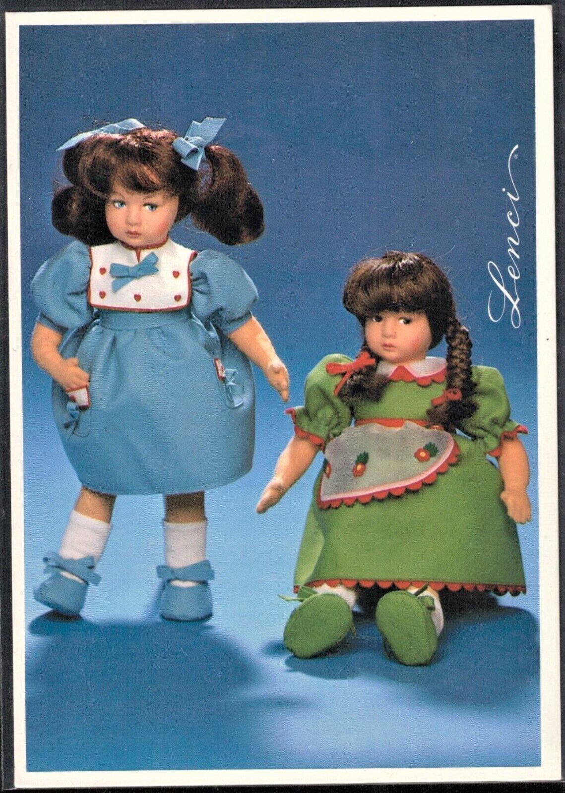 Vintage Postcard Lenci Dolls - Unused - #8