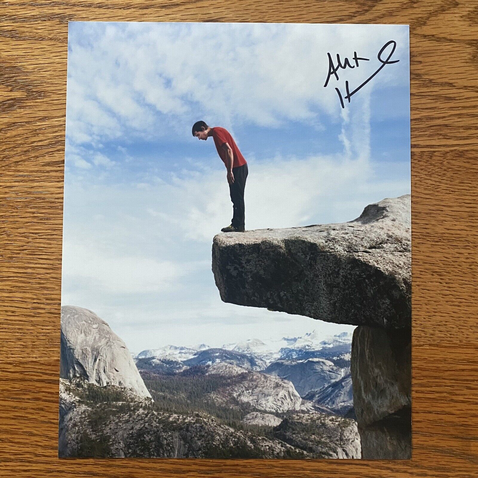 Alex Honnold Signed 8x10 Photo Free Solo Rock Climber Autograph