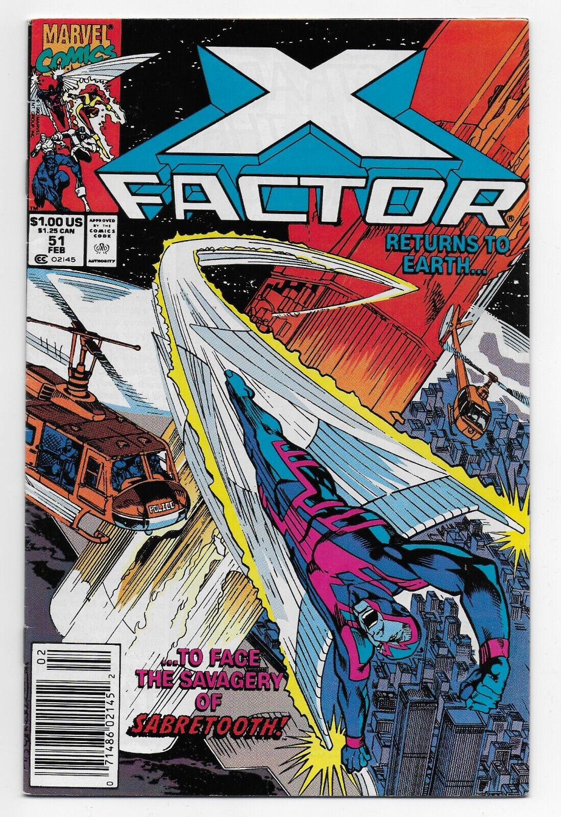 X-Factor #51 Marvel 1st Appearance Opal Tanaka 1990 We Combine Shipping