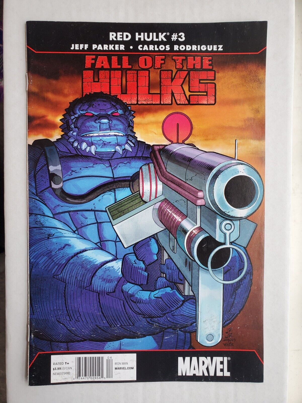 Fall Of The Hulks Red Hulk #3 Rare 1:50 Newsstand 3.99 Price Variant 771 Copies