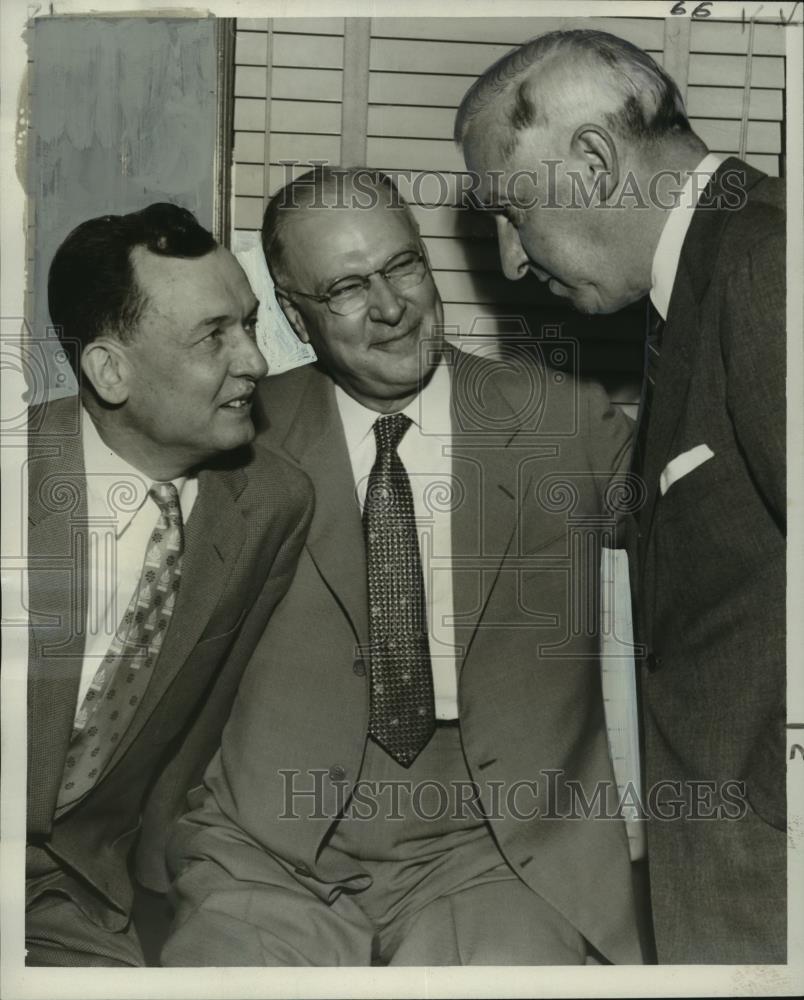 1955 Press Photo Inter-Industry Advisory Committee Members, New Orleans