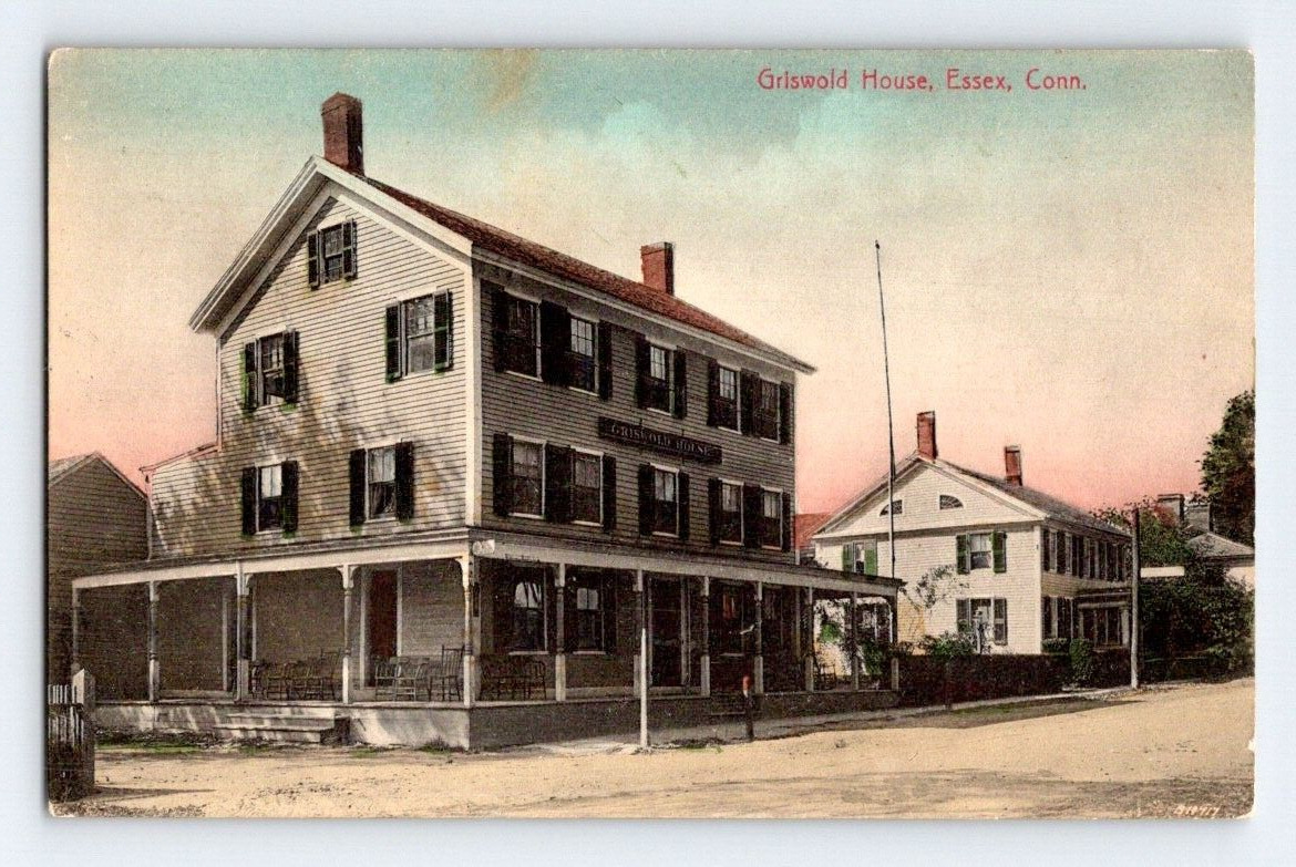 1912. ESSEX, CONN. GRISWOLD HOUSE. POSTCARD. SC35