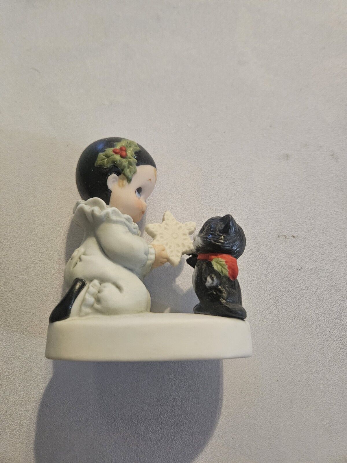 Vintage Enesco Pierrot and “PFT”  Figurine 1984  E-6448