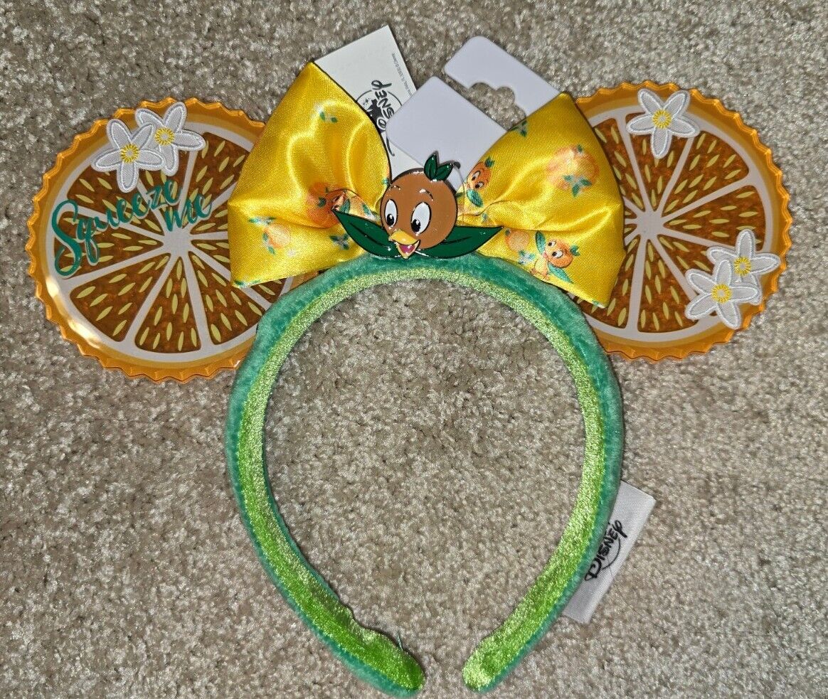 NEW Disney Parks EPCOT Flower & Garden Festival Orange Bird Minnie Ear Headband
