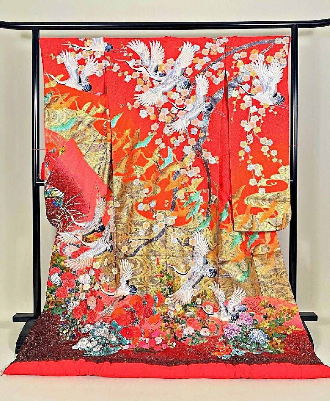 Japanese Kimono Uchikake Wedding Pure Silk japan 1725