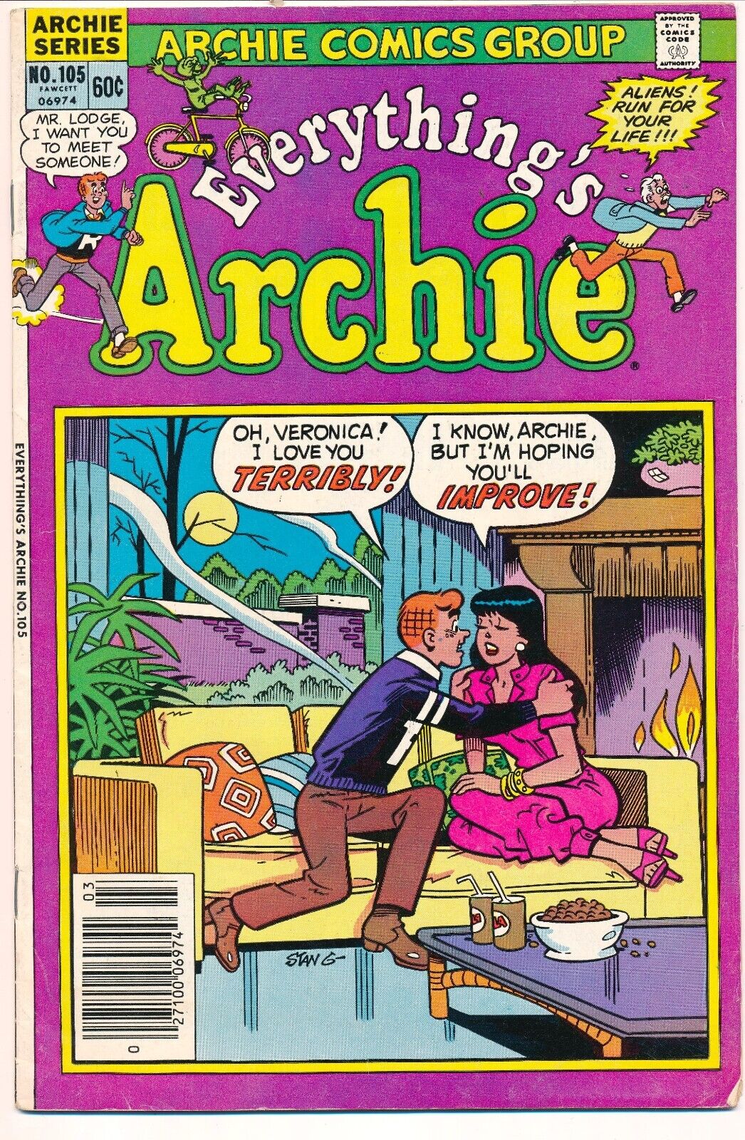 Everything\'s Archie #105 Comic Book, Archie Series, 1983