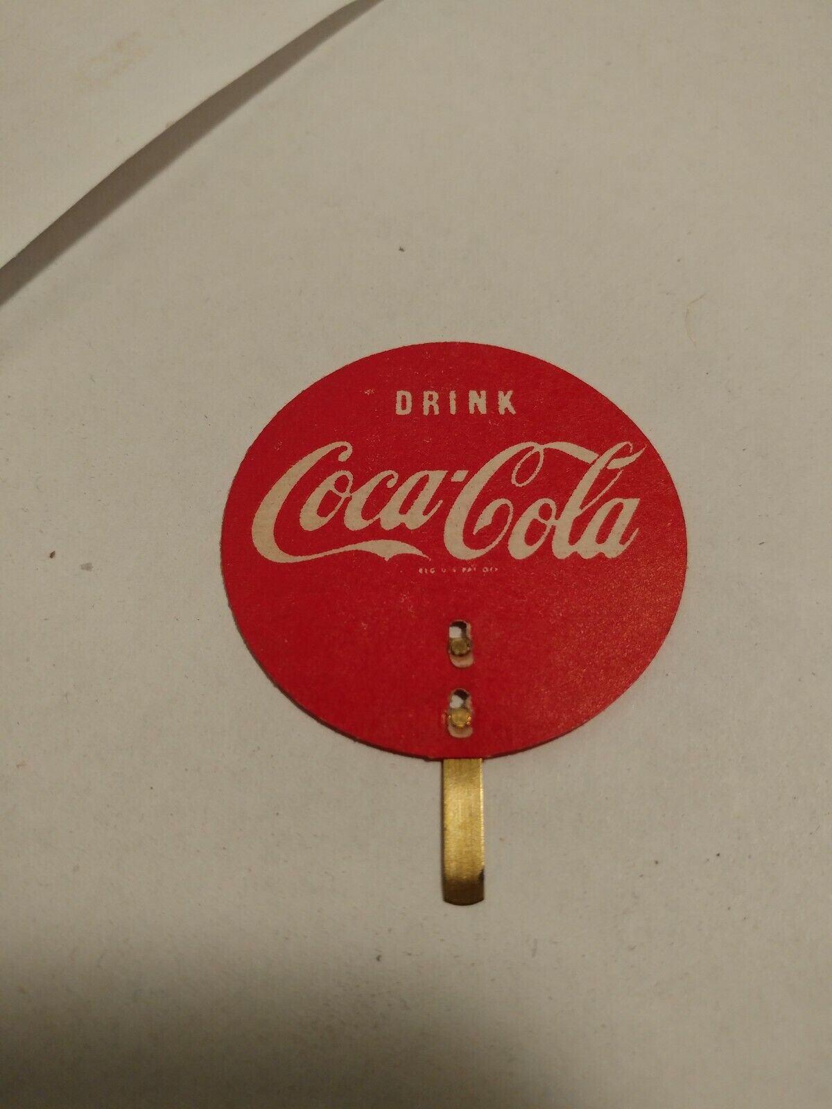 1957 Scarce NOS Coca-Cola Calendar Hanger