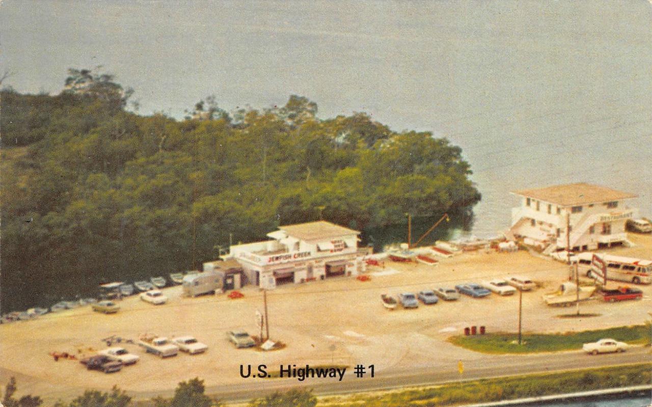 Tommy\'s Jewfish Creek Fishing Camp KEY LARGO, FL Seafood Roadside 1960s Postcard