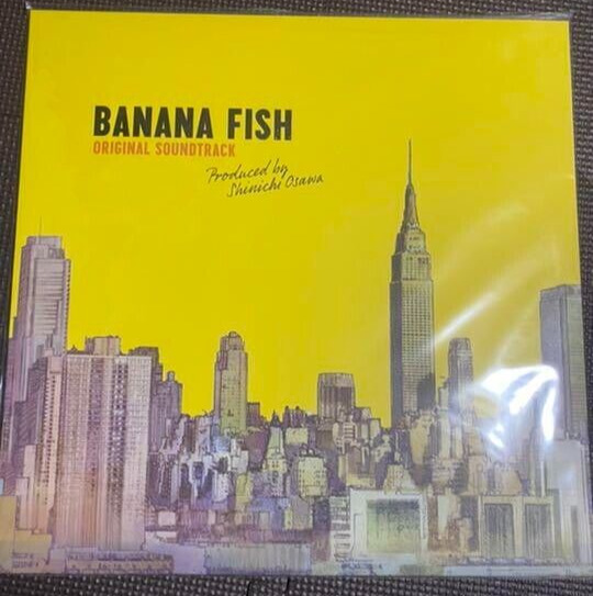 BANANA FISH Soundtrack Record Limited Edition 3LP Japan F/S w/T