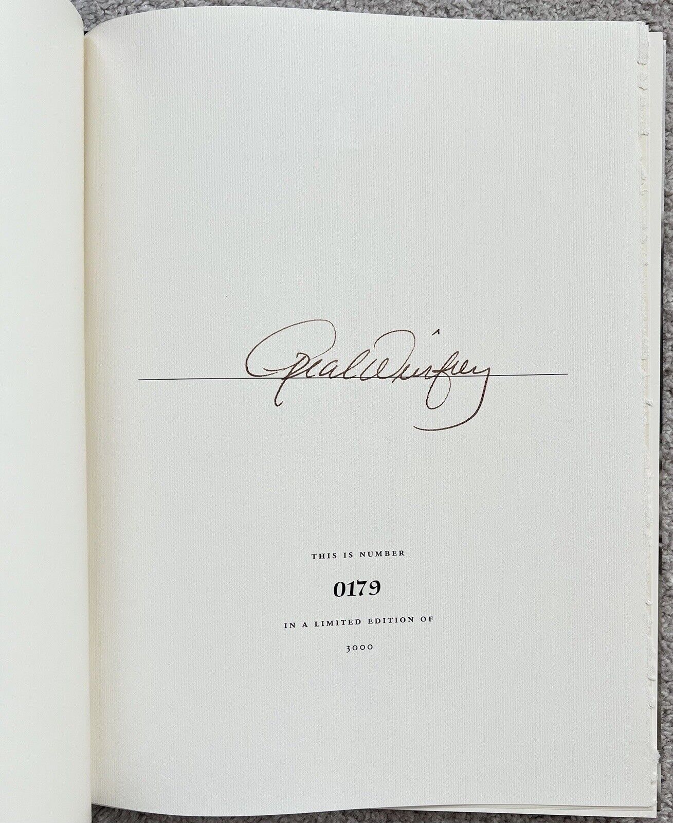 Oprah Winfrey Signed Journey To Beloved 1st Ed Book - Authentic, Limited Edition