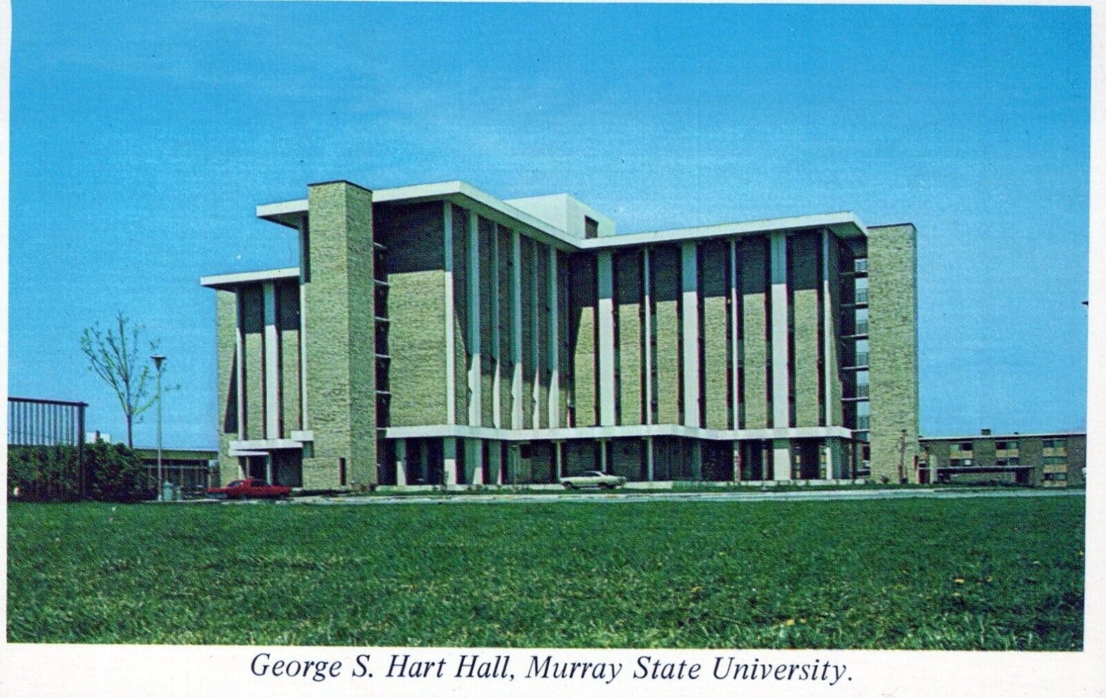 Murray Kentucky Murray State University George S. Hart Hall for Men Postcard