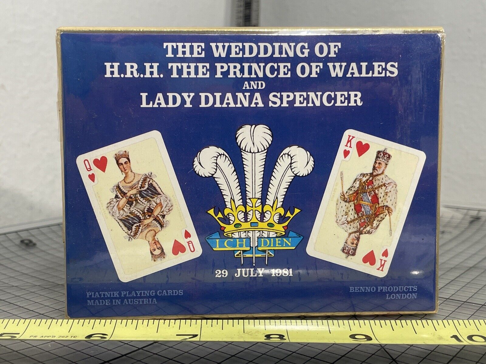 Lady Diana HRH Prince of Wales Wedding Playing Cards 1981 SEALED VINTAGE