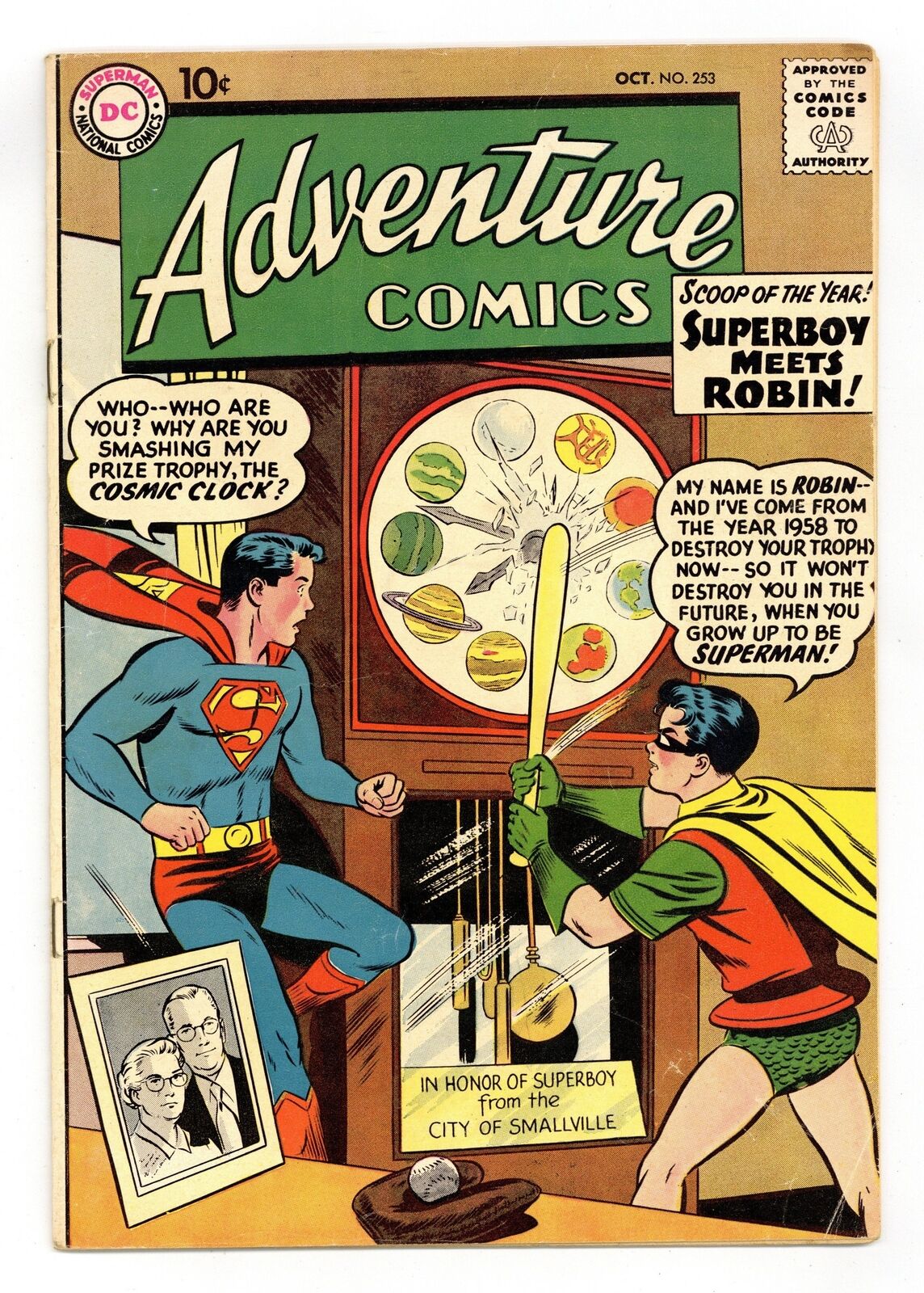 Adventure Comics #253 VG/FN 5.0 1958