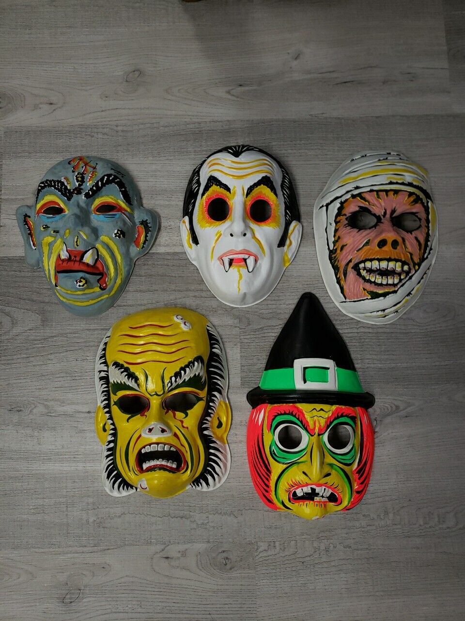 Halloween Mask Vintage Lot 1