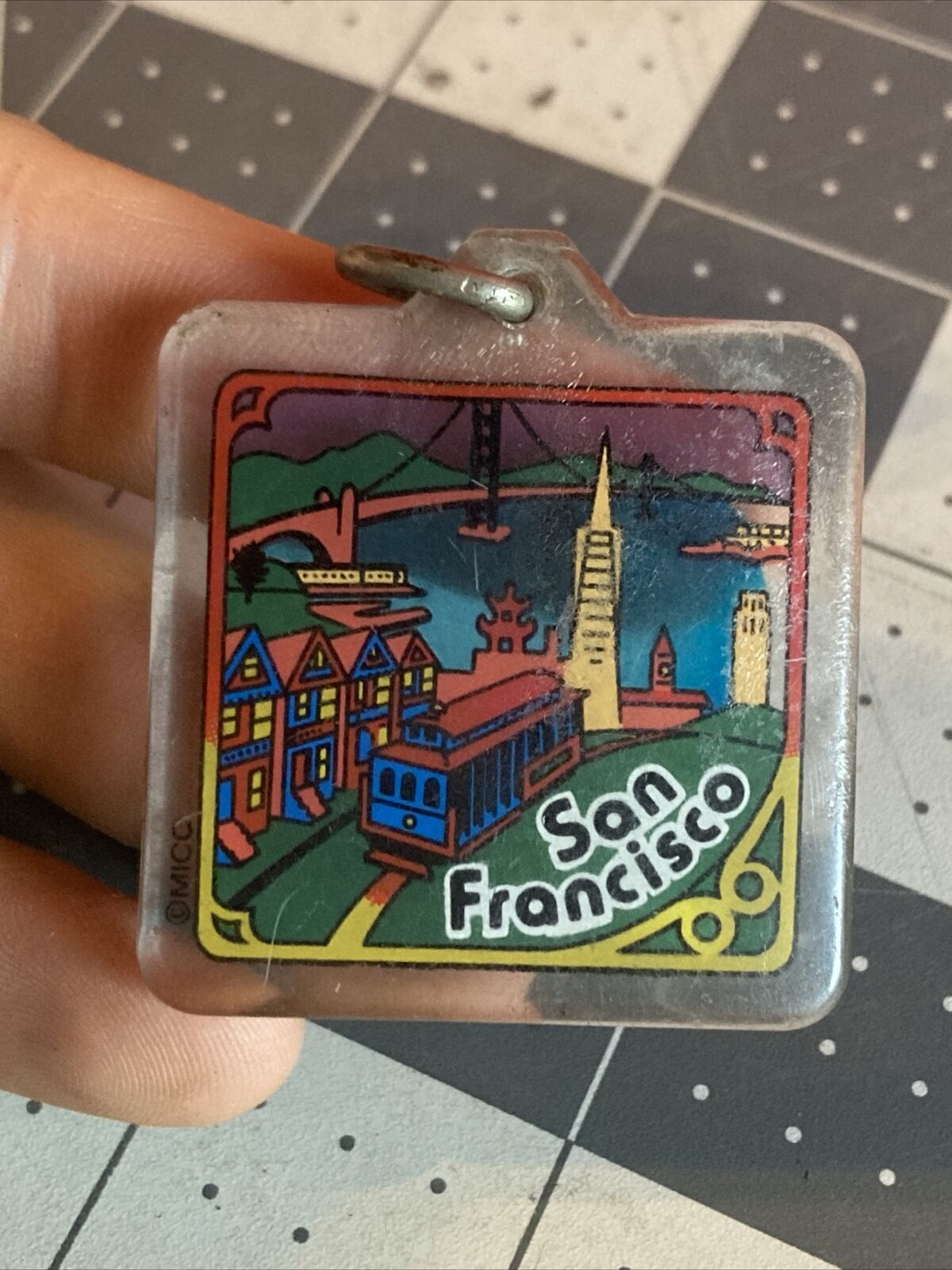 Vintage MICO San Francisco Keychain Accessory Very Rare Item