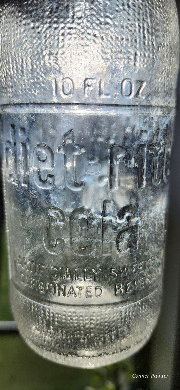 EXTREMELY RARE 1967 Embossed 10oz Diet-Rite Glass Soda Bottle