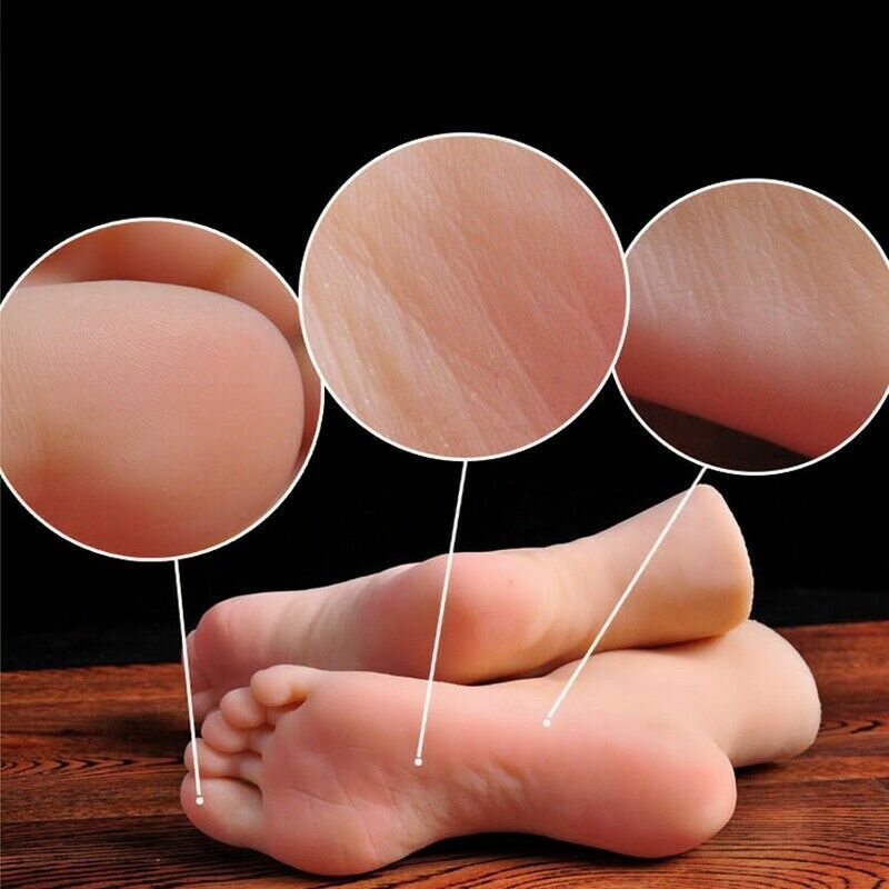 1/ 2pcs Realistic Silicone Female Mannequin Feet Model Shoes Displays EUR 41